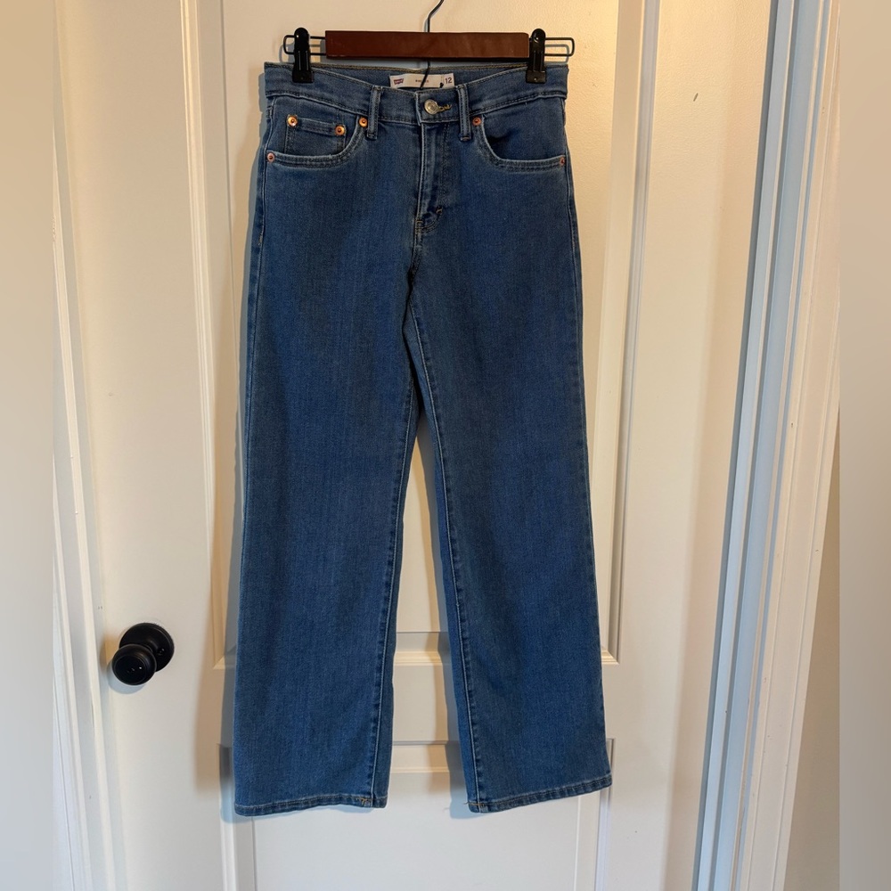 Levi's Blue Straight Leg Jeans Classic Style